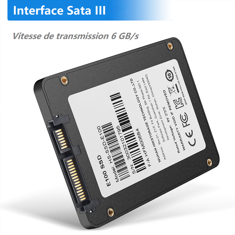 Disque Dur SSD 2.5' SATA III HIKVISION E100 1TB | DIY Micro