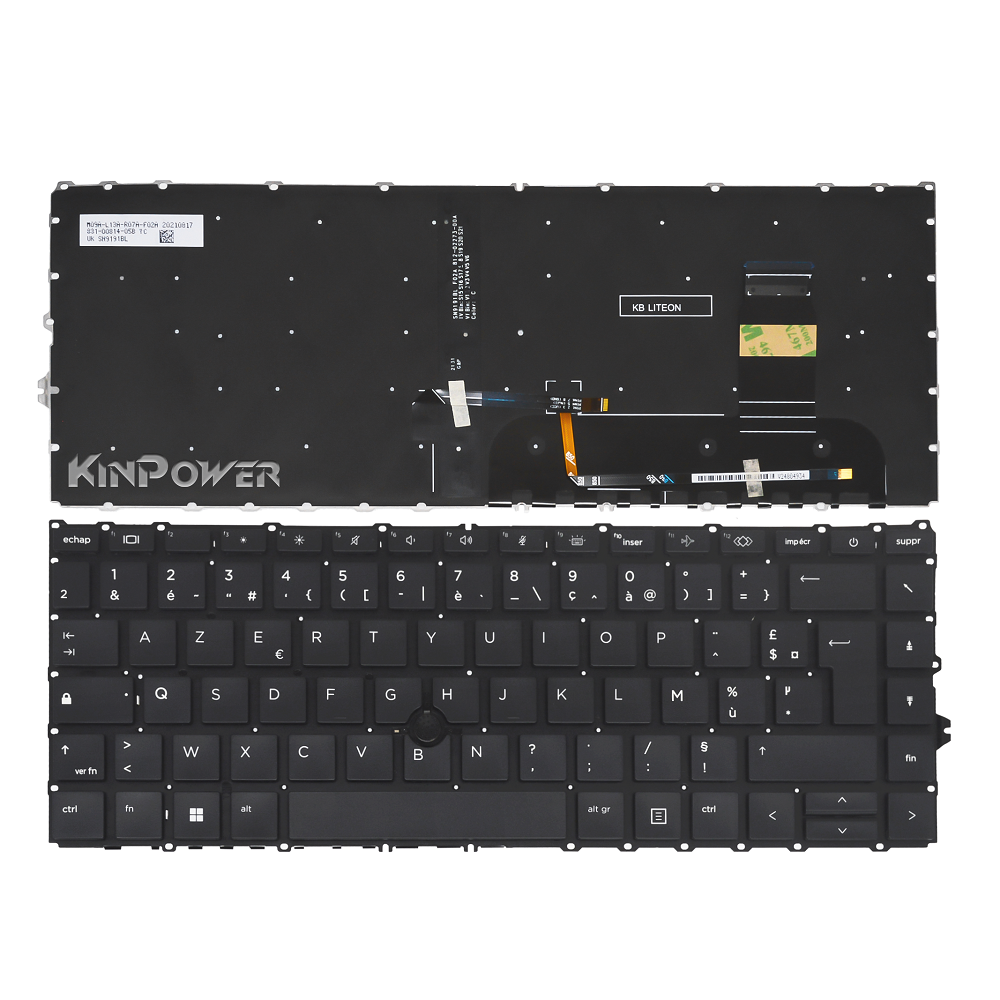 Clavier Français AZERTY Neuf Pour HP 250 G7 - Noir - Pièce De Remplacement D'origine