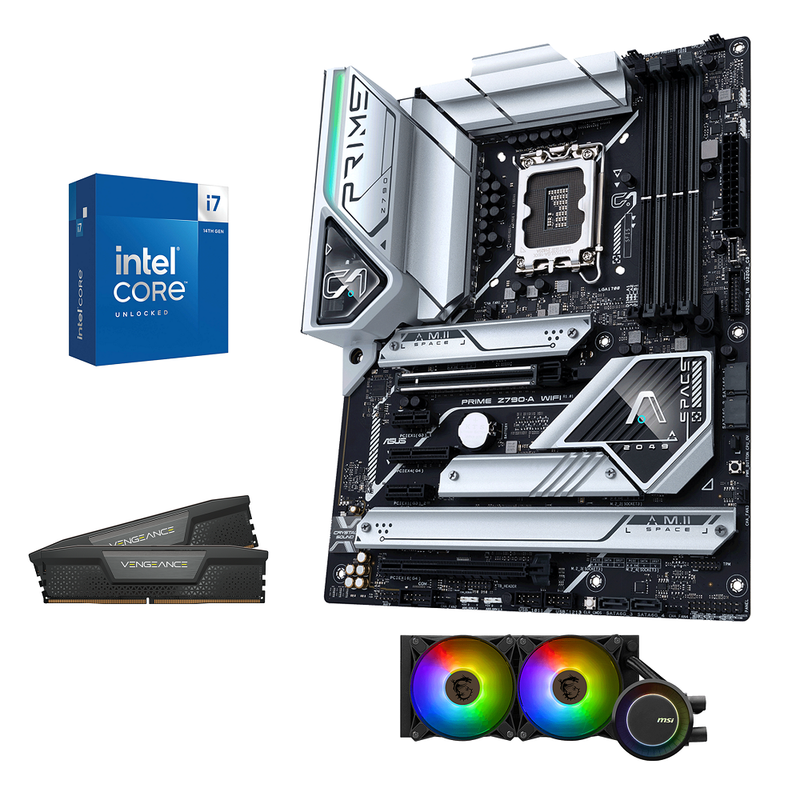 Kit d'évolution Intel Core i7-14700K - Z790-A WIFI DDR5 | DIY MICRO