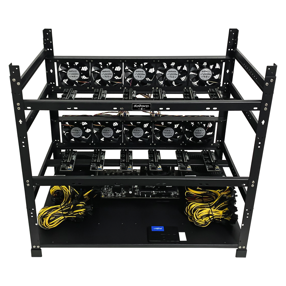 オープンフレーム PC マイニング12GPU Mining Rig Frame Rig オープンフレーム PC マイニング12GPU Mining Rig Frame Rig