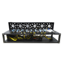 Open Air Rig Mining Sans GPU Avec Alimentation 2000W - 8G Ram - 240G SSD - 6 Fan Supporte Jusqu'à 8 GPU - diymicro.fr