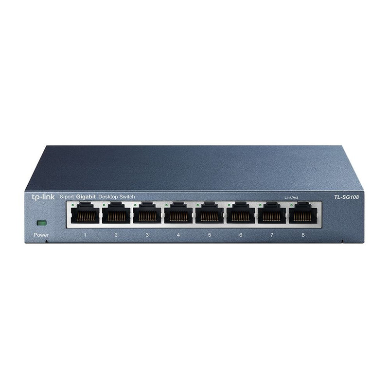 TP-Link TL-SG108 Switch de bureau 8 ports Gigabit 10/100/1000 Mbps - diymicro.fr