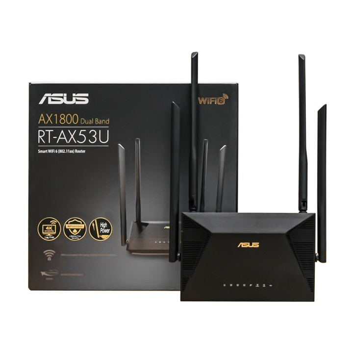 Choose a RT-AX53U Dual Band WiFi Router at the best prices Choose a RT-AX53U Dual Band WiFi Router at the best prices