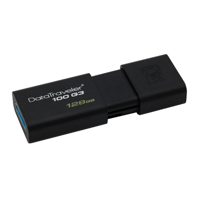 Kingston Clé USB 3.1 DataTraveler 100 G3 128Go - diymicro.fr