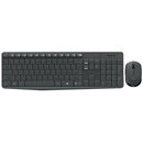Clavier Azerty Logitech Kit de bureau sans fil multi-mode MK235