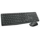 Clavier Azerty Logitech Kit de bureau sans fil multi-mode MK235