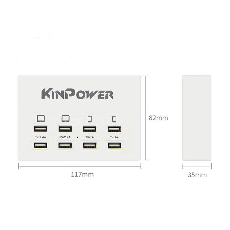 Multi-ports Chargeur USB 8 ports - Puissance 65W | DIY Micro
