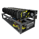 Rig Minage Plateforme Ouverte 4000W - 8 GPU RTX 4070 Super | DIY Micro