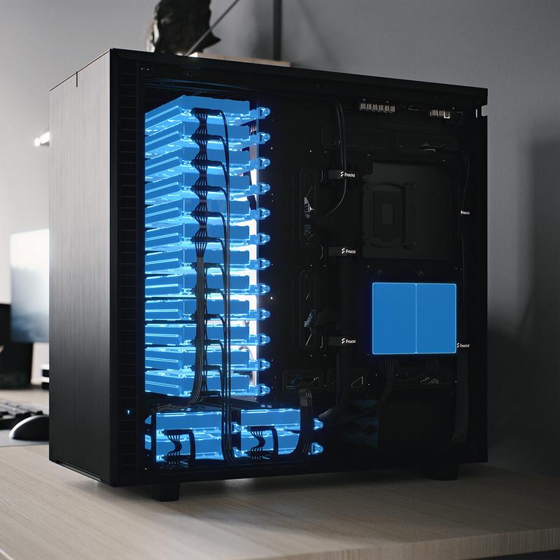 PC Modélisation 3D-1 - Simulation Rendu 24Cores 128GB D5 | DIY Micro
