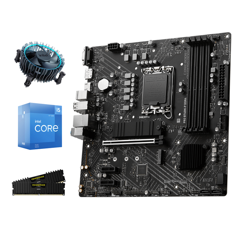 Kit d'évolution Intel Core i5-12400 - 32Go Sur Mesure | DIY Micro