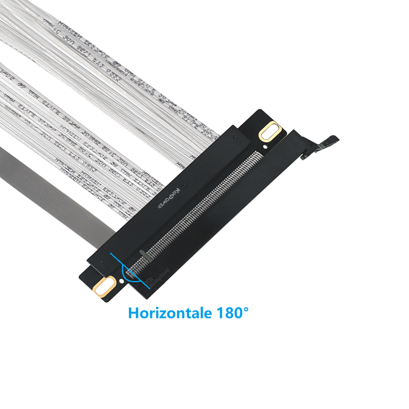 Câble Riser Carte graphique 20cm - PCI-E 4.0 16x 256G/bps | DIY Micro