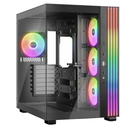 BEQUIET Liget Base 600 LX - Châssis Moyen Tour en verre transparent | DIY Micro