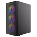 Antec AX26 RGB Elite -  - Châssis Moyen Tour en verre transparent | DIY Micro