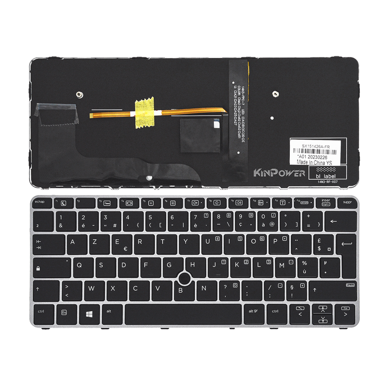 Clavier HP EliteBook 820 G3  820 G4 Rétroéclairage | DIY Micro