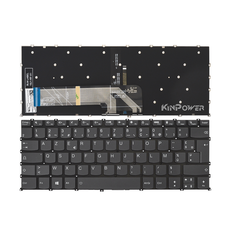 Clavier Azerty Français Pour Lenovo Ideapad 5 14ARE05 Rétroéclairage