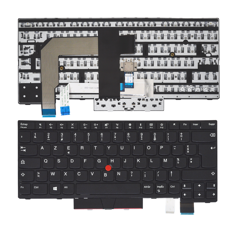 Clavier Azerty Français Pour Lenovo T470 T480 sans Rétroéclairage