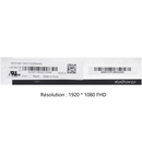 LM156LF2F01 Dalle Ecran 15.6' LED Slim 40 Pin 144hz FHD Pour Ordinateur Portable