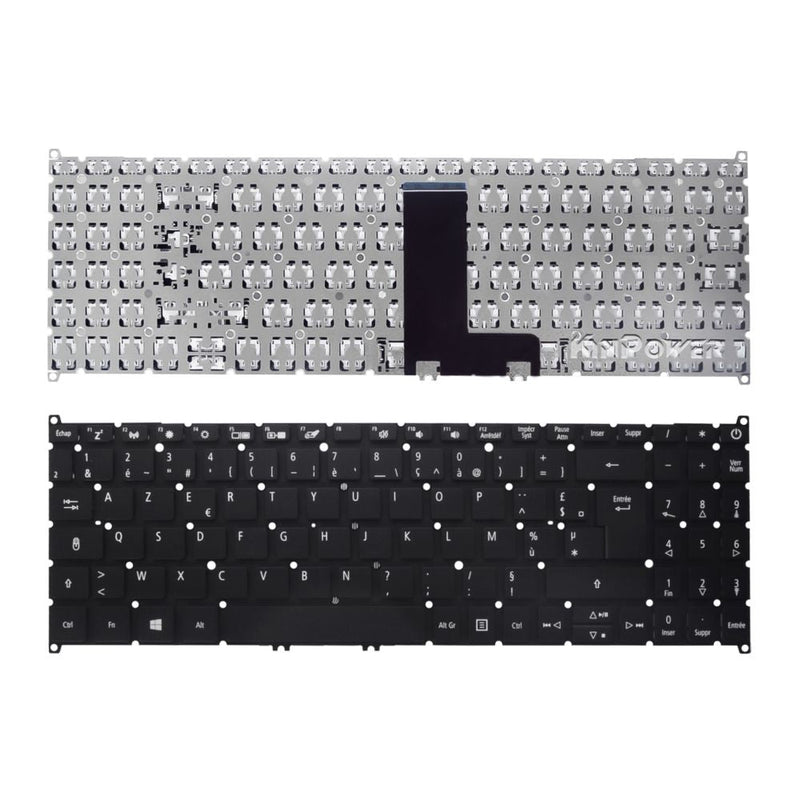 Clavier Azerty Français Pour Acer Aspire 5 A515-52 A515-53  - diymicro.fr