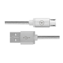 Kinpower Câble Micro USB Mâle vers USB A Mâle 5V-2.4A 12W QC 1.2M - diymicro.fr