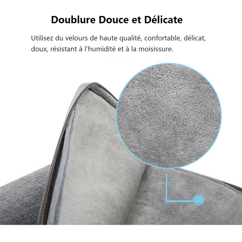 Sacoche doublure douce résistant à l'humidité pour Ordinateur Portable 11.6 13.3 15.6 pouces - diymicro.frSacoche doublure douce résistant à l'humidité pour Ordinateur Portable 11.6 13.3 15.6 pouces - diymicro.fr