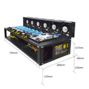 Open Air Rig Mining Sans GPU Avec Alimentation 2000W - 8G Ram - 240G SSD - 6 Fan Supporte Jusqu'à 8 GPU - diymicro.fr