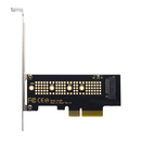 Caddy Carte PCI Express 4X Supporte SSD M.2 NVME Format M KEY - diymicro.fr