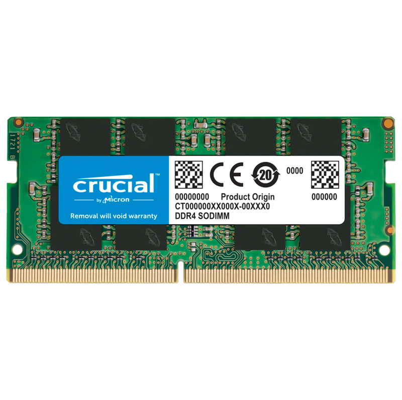 Mémoire So-Dim Crucial 16GB DDR4 3200MHz CL22 1.2v - diymicro.fr