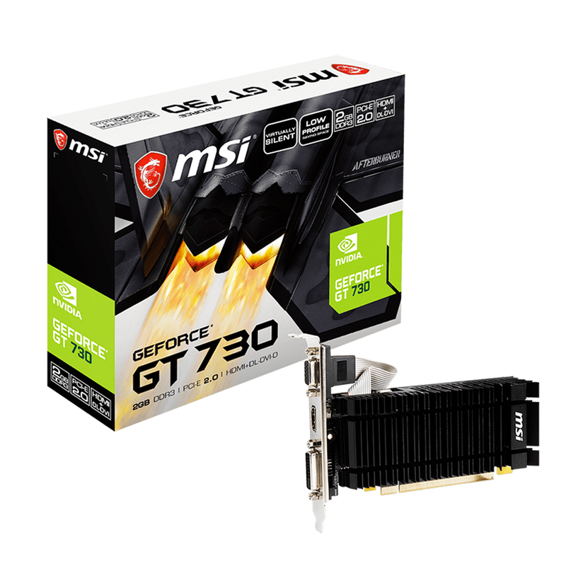 Carte Graphique MSI GeForce GT 730 DDR3 2G - diymicro.fr