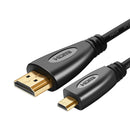 Kinpower Câble HDMI Micro HDMI Mâle Mâle 1.8M 3840 x 2160 1080P UHD Hight Speed - diymicro.fr