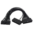 Câbles d'alimentation Dual PSU ATX 24Pin 1 Mâle vers 2 Femelle -diymicro.fr