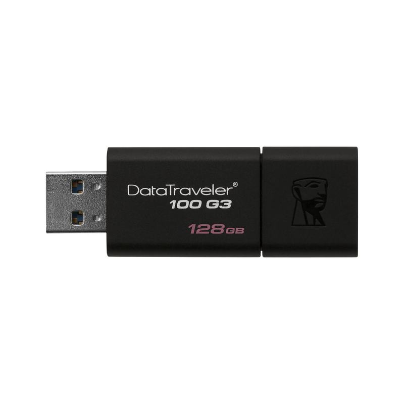 Kingston Clé USB 3.1 DataTraveler 100 G3 128Go - diymicro.fr