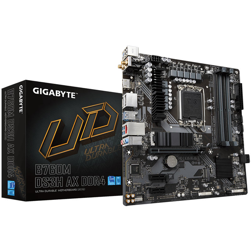 GIGABYTE B760M DS3H AX DDR4 - Carte Mère Socket Intel LGA1700 | DIY Micro