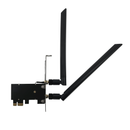 KinPower KP-AX210NGW Carte PCI Express sans fil Intel AX210 Wifi 6E Dual Band 3000Mbps 802.11ax + Bluetooth 5.2