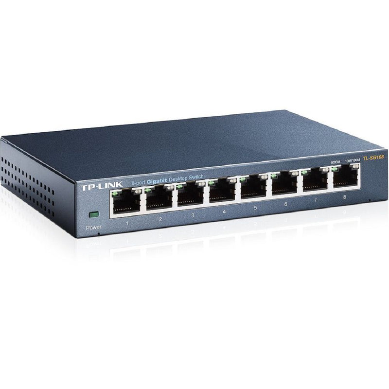 TP-Link TL-SG108 Switch de bureau 8 ports Gigabit 10/100/1000 Mbps - diymicro.fr