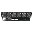 Open Air Rig Mining Sans GPU Avec Alimentation 2000W - 8G Ram - 240G SSD - 6 Fan Supporte Jusqu'à 8 GPU - diymicro.fr