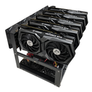 Rig Minage Plateforme Ouverte 2600W - 5 GPU RTX 3080 | DIY Micro