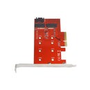 Caddy Carte PCI Express 4X Supporte SSD Format M.2 NGFF M.2 NVME 2 en 1 - diymicro.fr