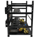 Rig Minage Plateforme Ouverte 5200W - Supportant 12GPU | DIY Micro