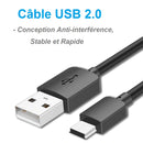 Kinpower Câble USB 2.0 A-Mini B Mâle Mâle 1.8M - diymicro.fr