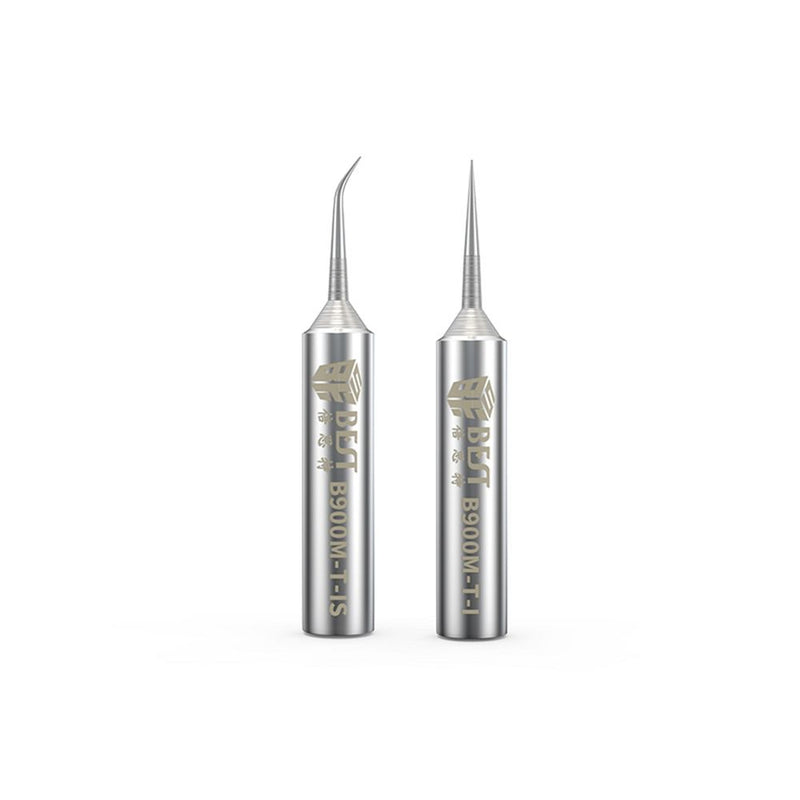 BST-B900M-T Lot de 2 pointes de fer à souder à fil volant en cuivre de 0,2 mm sans oxygène - diymicro.fr