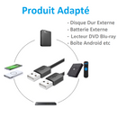 Kinpower Câble USB 2.0 A-A Mâle Mâle 2M - diymicro.fr