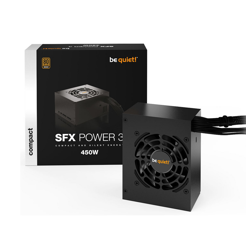 Alimentation SFX Be quiet SFX3-450W 80Plus Bronze Pour Ordinateurs de Bureau - diymicro.fr