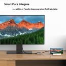 Adaptateur Concentrateur Type C vers VGA & HDMI 4K Full HD à 60Hz 1080P 2 en 1 - diymicro.fr