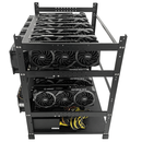 Rig Minage Plateforme Ouverte 5200W - 12 GPU RTX 3060 Ti | DIY Micro