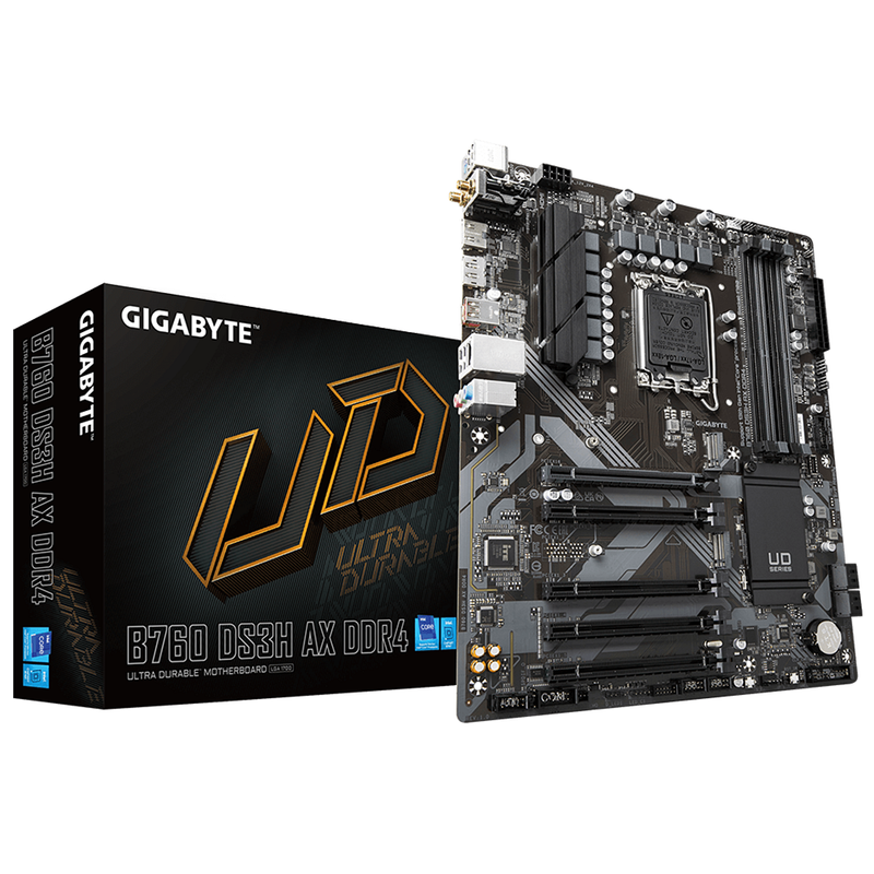 GIGABYTE B760 DS3H AX DDR4 - Carte Mère Socket Intel LGA1700 | DIY Micro