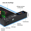 BST-928A 350W Séparateur de chauffage d'écran Tablette et Smartphone - diymicro.fr
