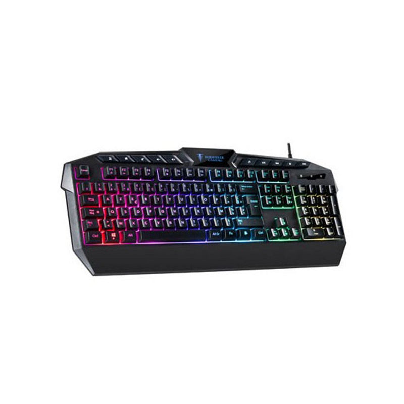 Clavier Azrty Berserker Gaming Thor-GX-800 RGB avec fil USB - diymicro.fr