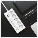 Multiprise parasurtenseurs 5 prises 5 USB avec interrupteur | DIY Micro