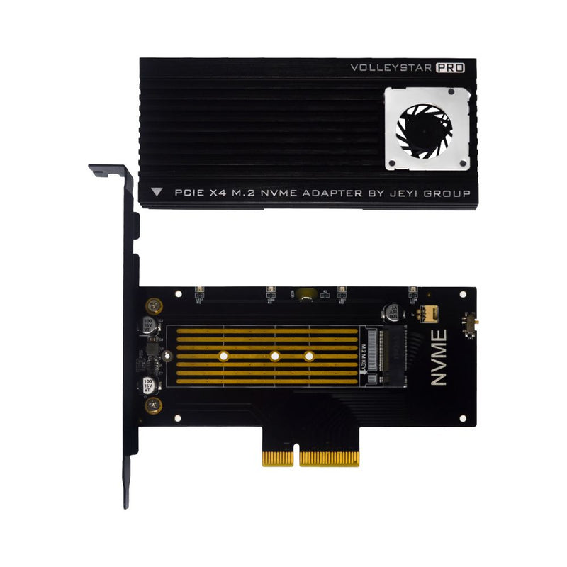 Kinpower Caddy Carte PCI Express 4X Supporte SSD Format M.2 NVME - diymicro.fr