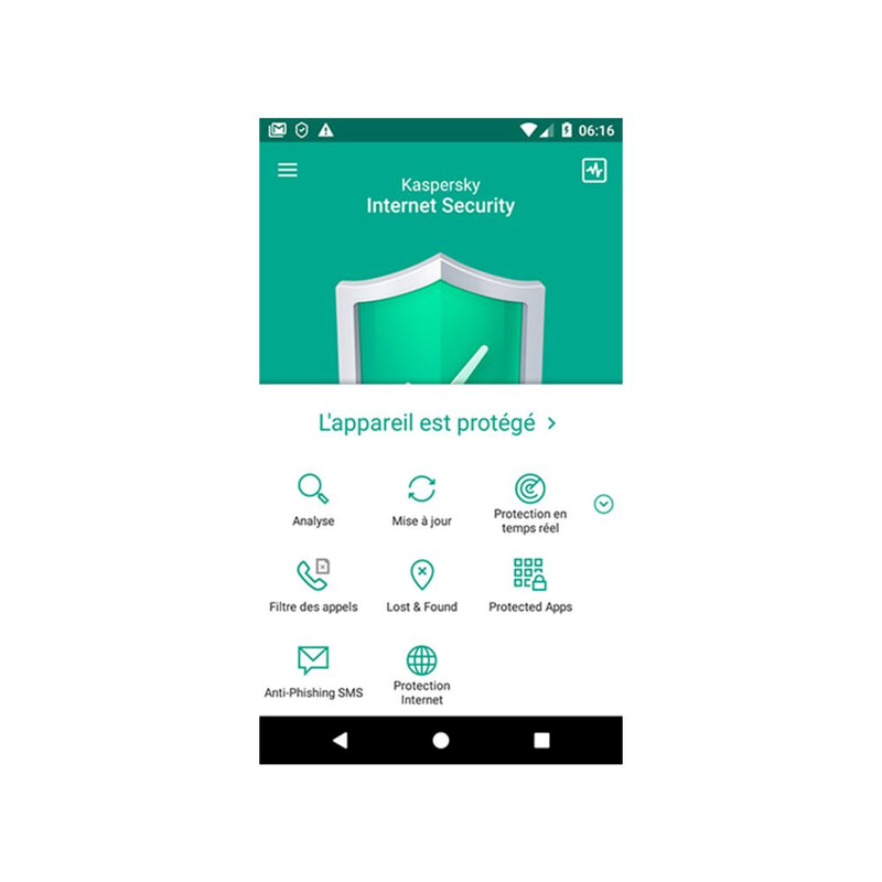 Kaspersky Internet Security 2021 3 Postes 1 An - Version Téléchargement